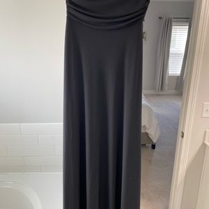 Banana Republic black strapless maxi/dress